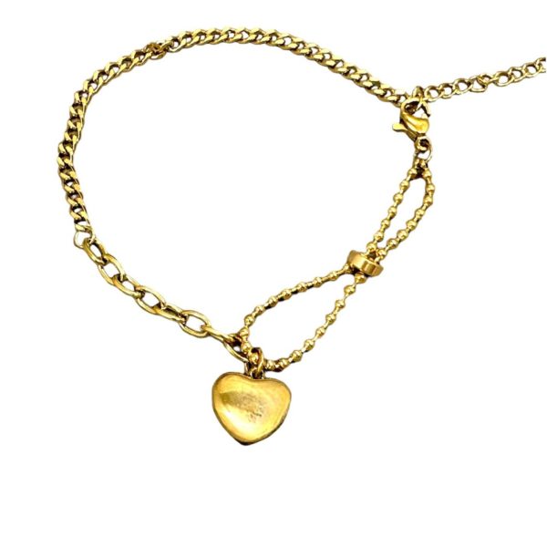 Pulsera bolitas + corazón inflado