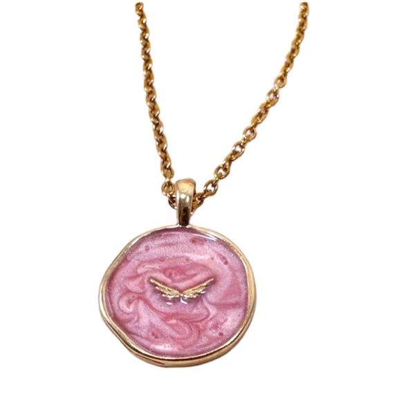 Collar Dije Alitas Esmaltado