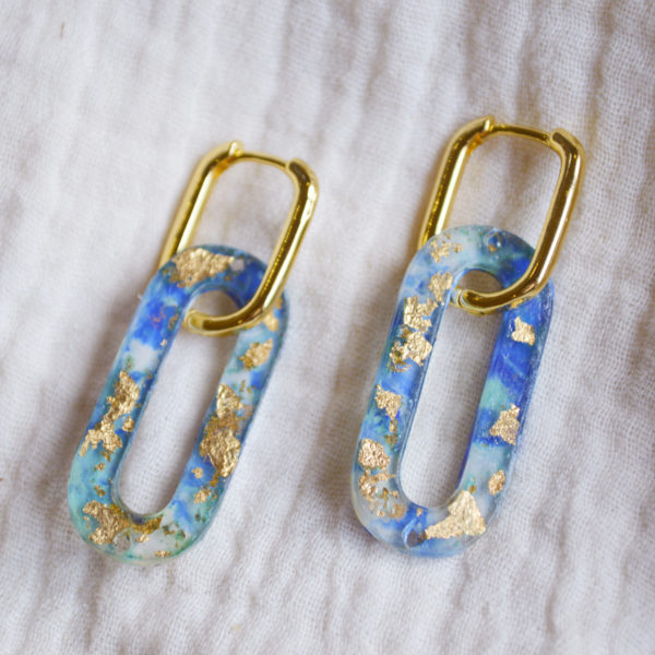 Arete Pintado a mano - Ovalo