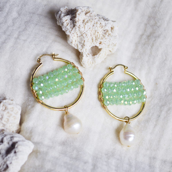 Arete Perla Aqua