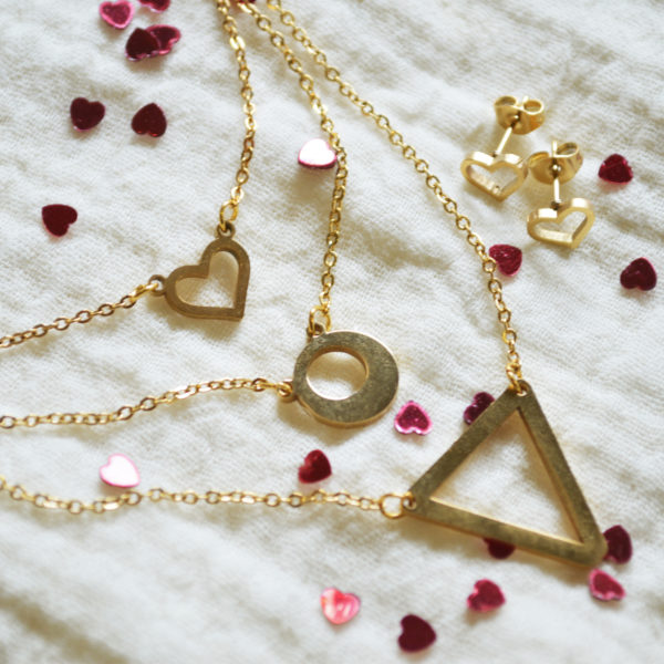 Juego de Collar y Aretes - Elegant Love