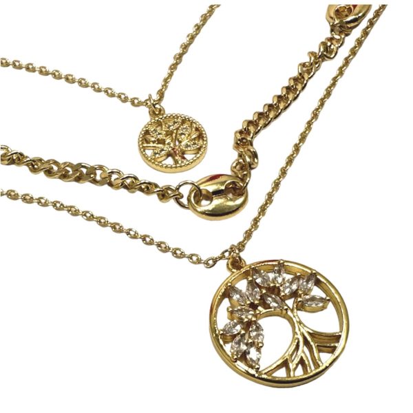 Juego collar y aretes - Árbol de la vida