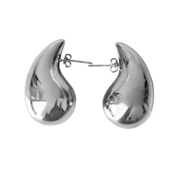 Arete Gota Plateado