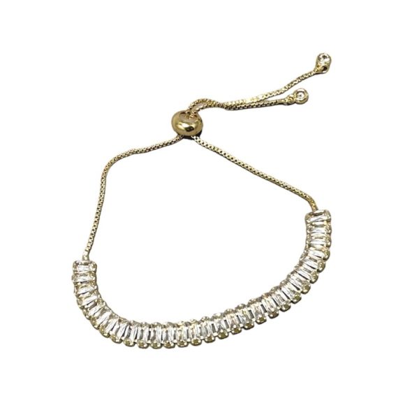 Pulsera cristales transparentes