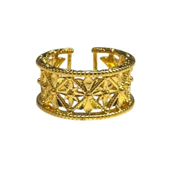 Anillo Estrellas Calado - ajustable