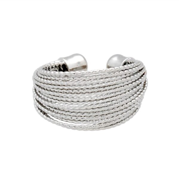 Anillo cuerdas unidas - ajustable