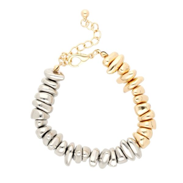 Pulsera bicolor Stones
