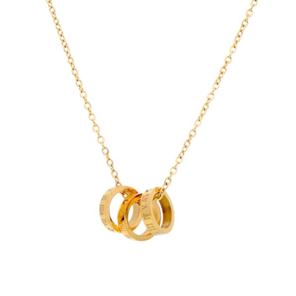 Collar 3 rueditas romanas
