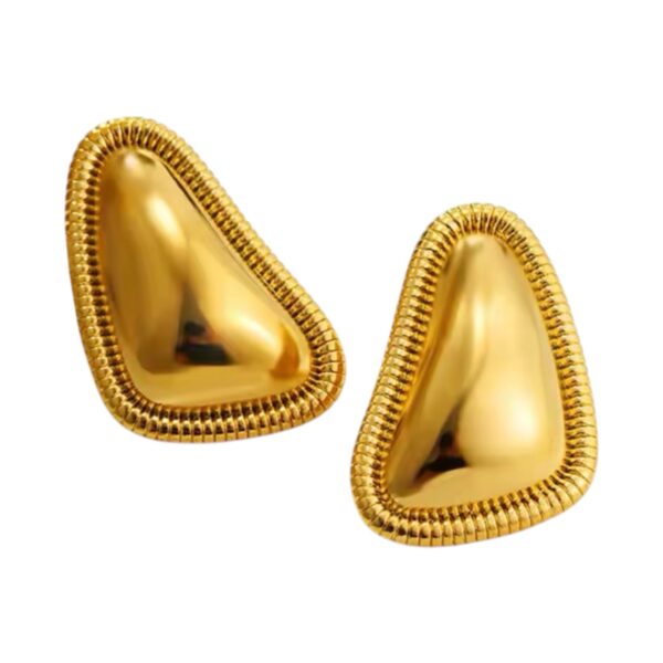 Aretes triangulo irregular Dorado